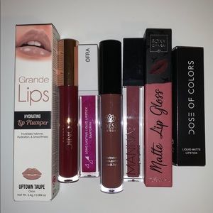 7 Lip Products- NEVER BEEN USED